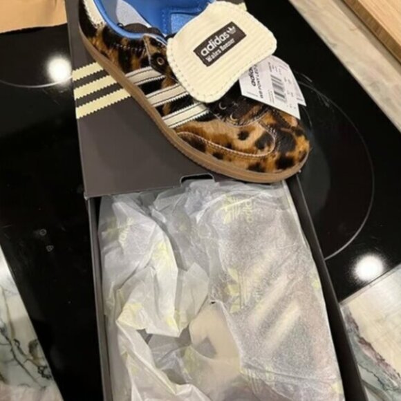 Adidas x Wales Bonner Samba Pony Leopard Print Women's - Picture 3 of 5